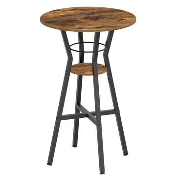 Bar Table, 2-Tier Round High Top Table, Pub Table, Home Bar Counter Height Tables, Bistro Tables, Meeting Room, Pub