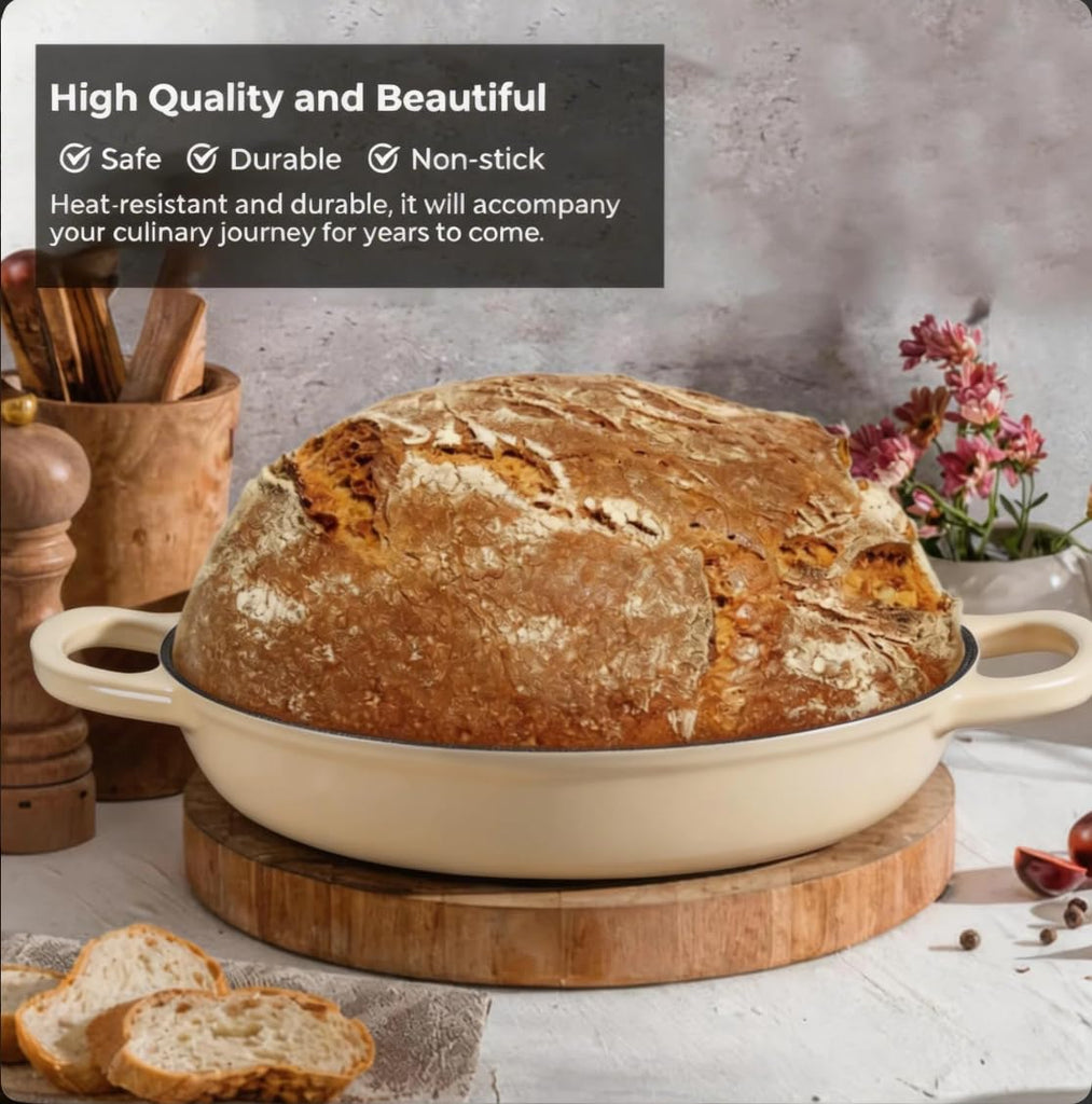 Enameled Cast Iron Bread Oven for Sourdough