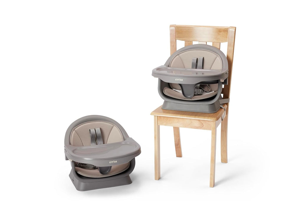 5-in-1 High Chair - Booster - Floor Seat - Toddler Table & Chair | 6 months to 6 years, 3-position tray with cover
