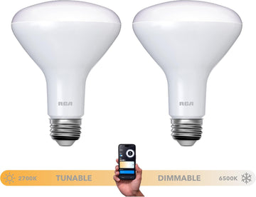 Dimmable Smart Light Bulbs, BR30 WiFi LED Light Bulb, Indoor Flood LED Bulbs, 9W (60W Eq), 2700K Soft White, 720