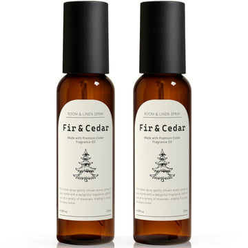 Fir & Cedar Room Spray, Concentrated Room Spray Fragrance, Long Lasting Air Fresheners, Bedding, Fabrics, Odor