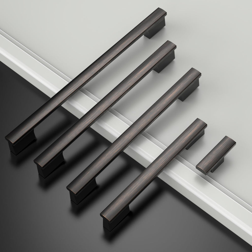 10 Pack 9 Inch(228mm) Oil Rubbed Bronze Cabinet Pulls Kitchen Cabinet Handles Cabinet Pulls Cabinet Hardware for