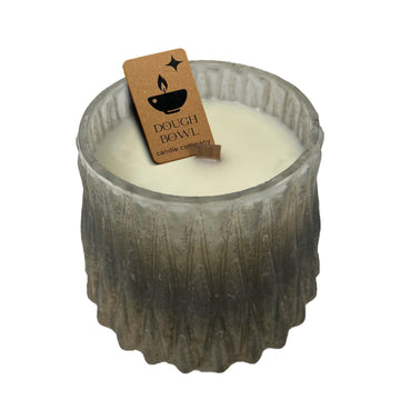 Bowl Candle Co. Volcano Candle - 4.5" x 4.5" Glass Vessel with Wooden Wick, 100% Soy Wax with 30 Hour Burn Time