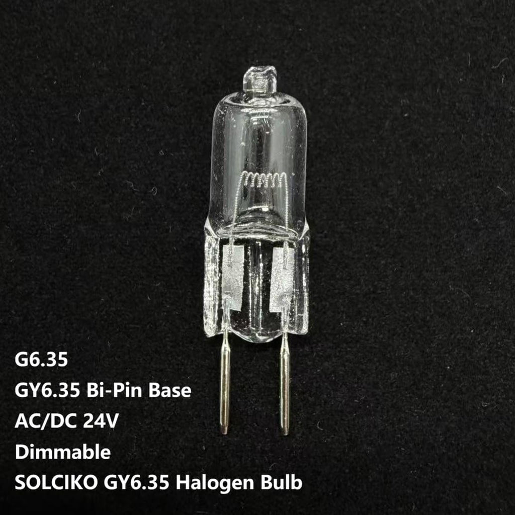 24v 50w Warm White G6.35 Halogen Bulb Stage Light Bulb 2pcs