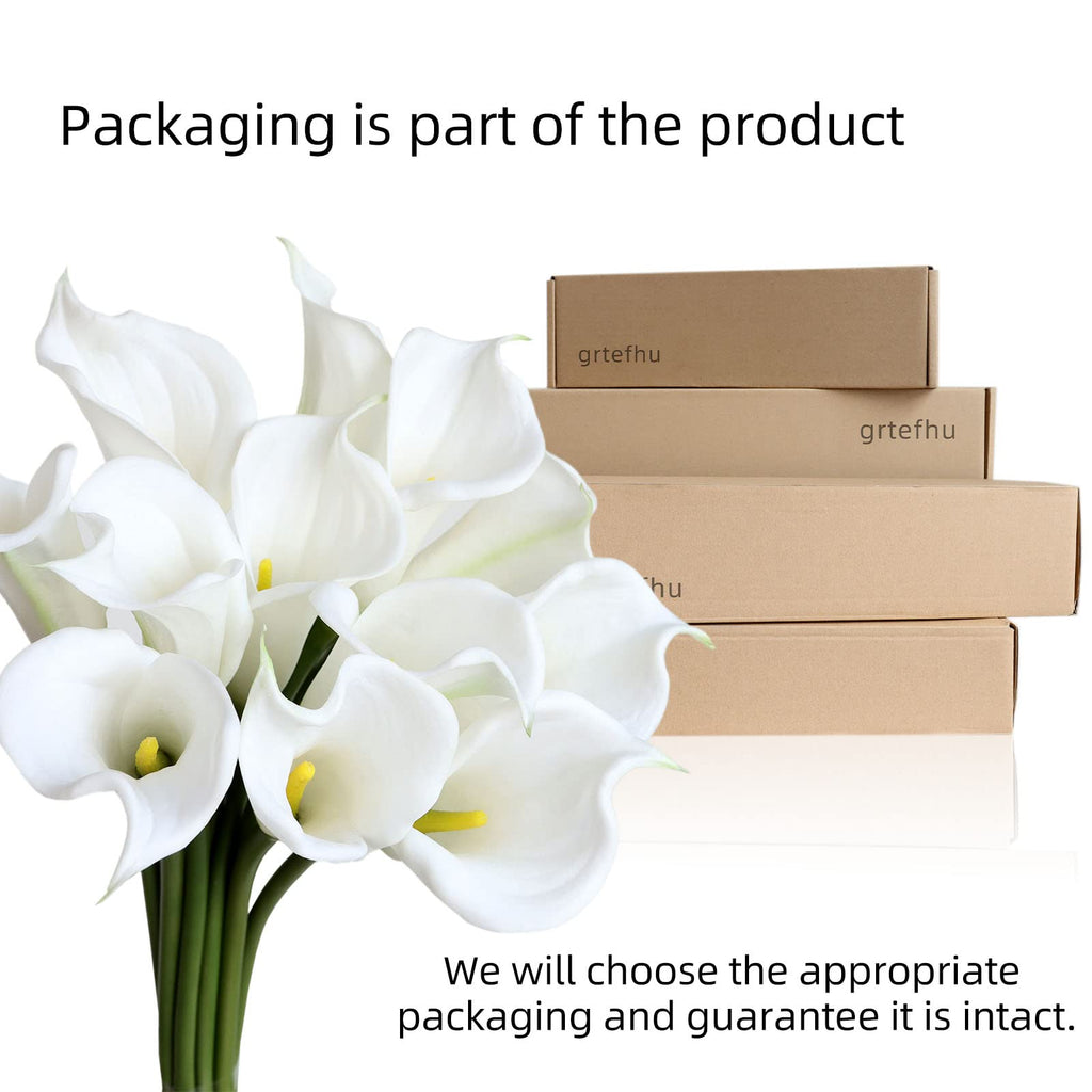 Calla Lily Flowers, Real Touch Faux Calla Lily Stems for Vases