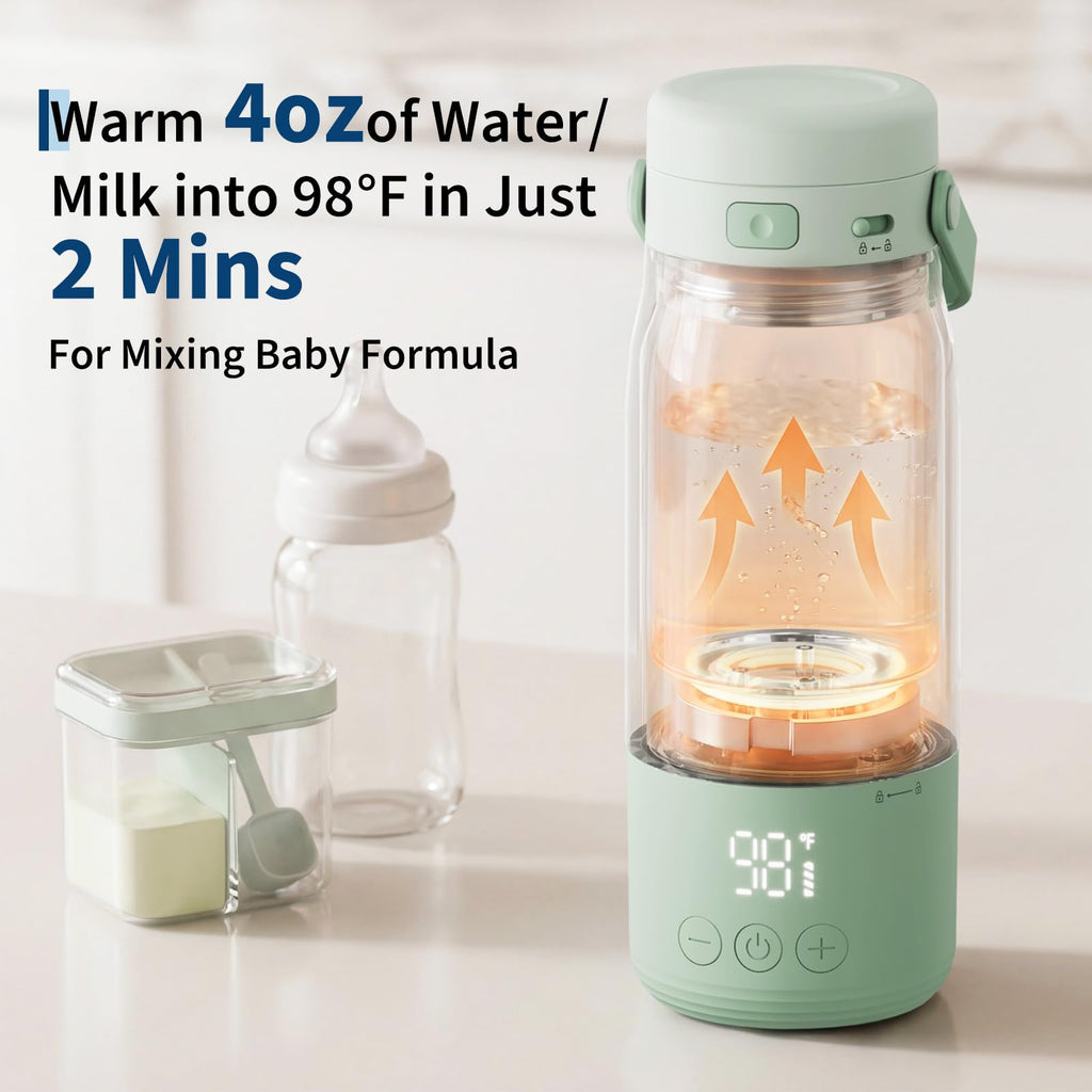Portable Bottle Warmer for Breast Milk, Baby Travel Essentials