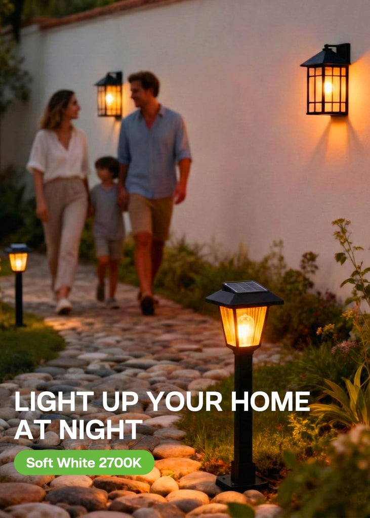 Dusk to Dawn Light Bulb Outdoor, Soft White 2700K, 6W Equivalent 60W