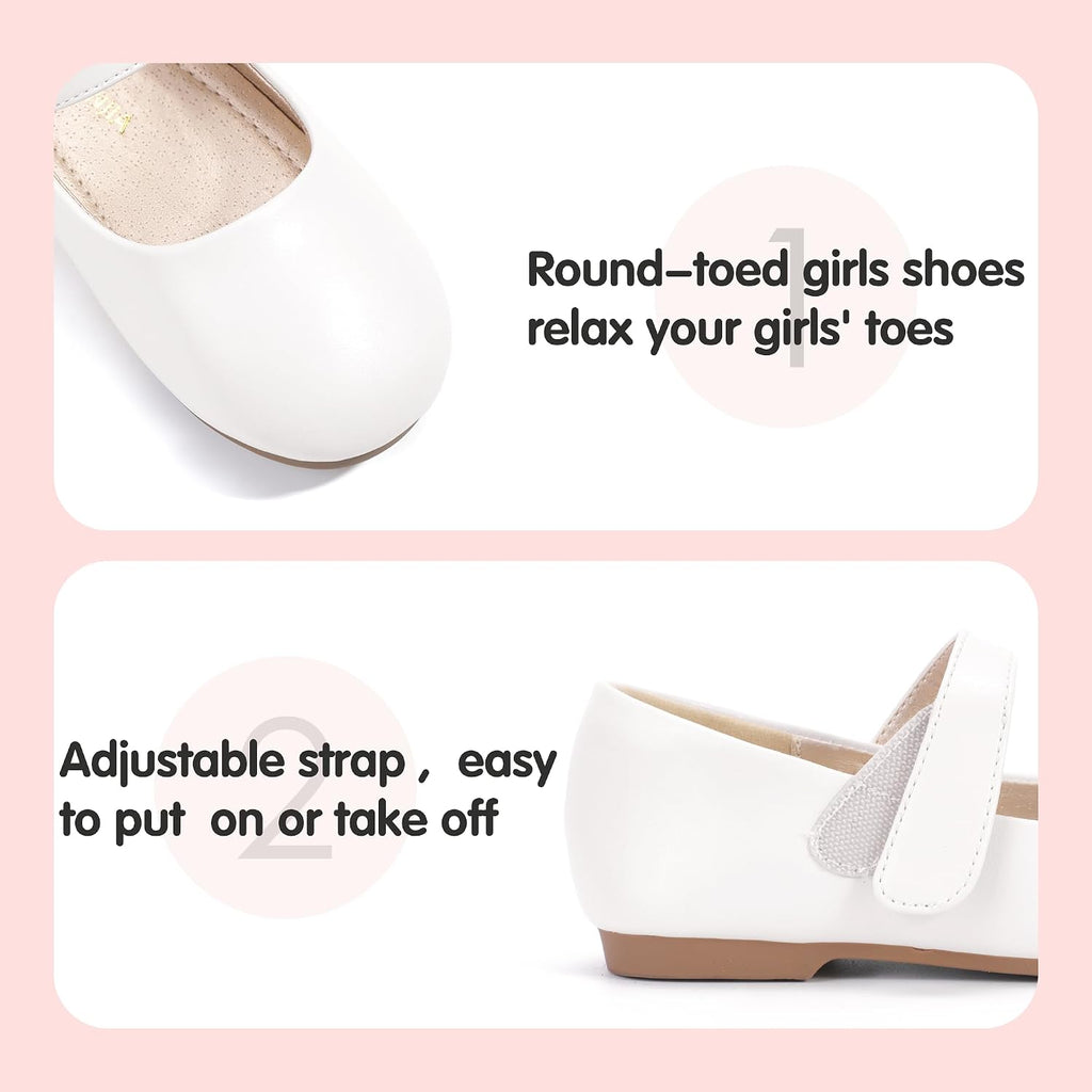 Girls Dress Shoes Toddler Mary Jane Ballet Flats
