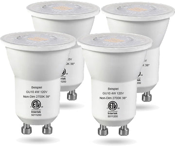 Mini GU10 Led Bulbs 4W MR11 GU10 Base 2700K Soft White