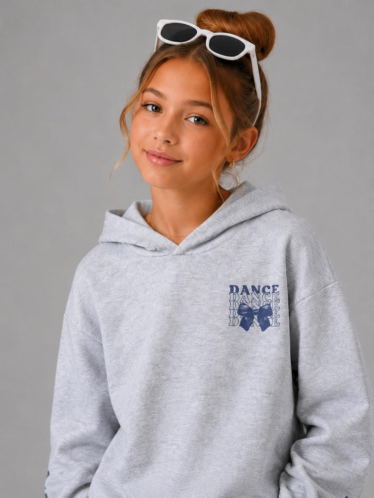 Girl's Letter Graphic Hoodies Long Sleeve Sweatshirts Pullover Tops