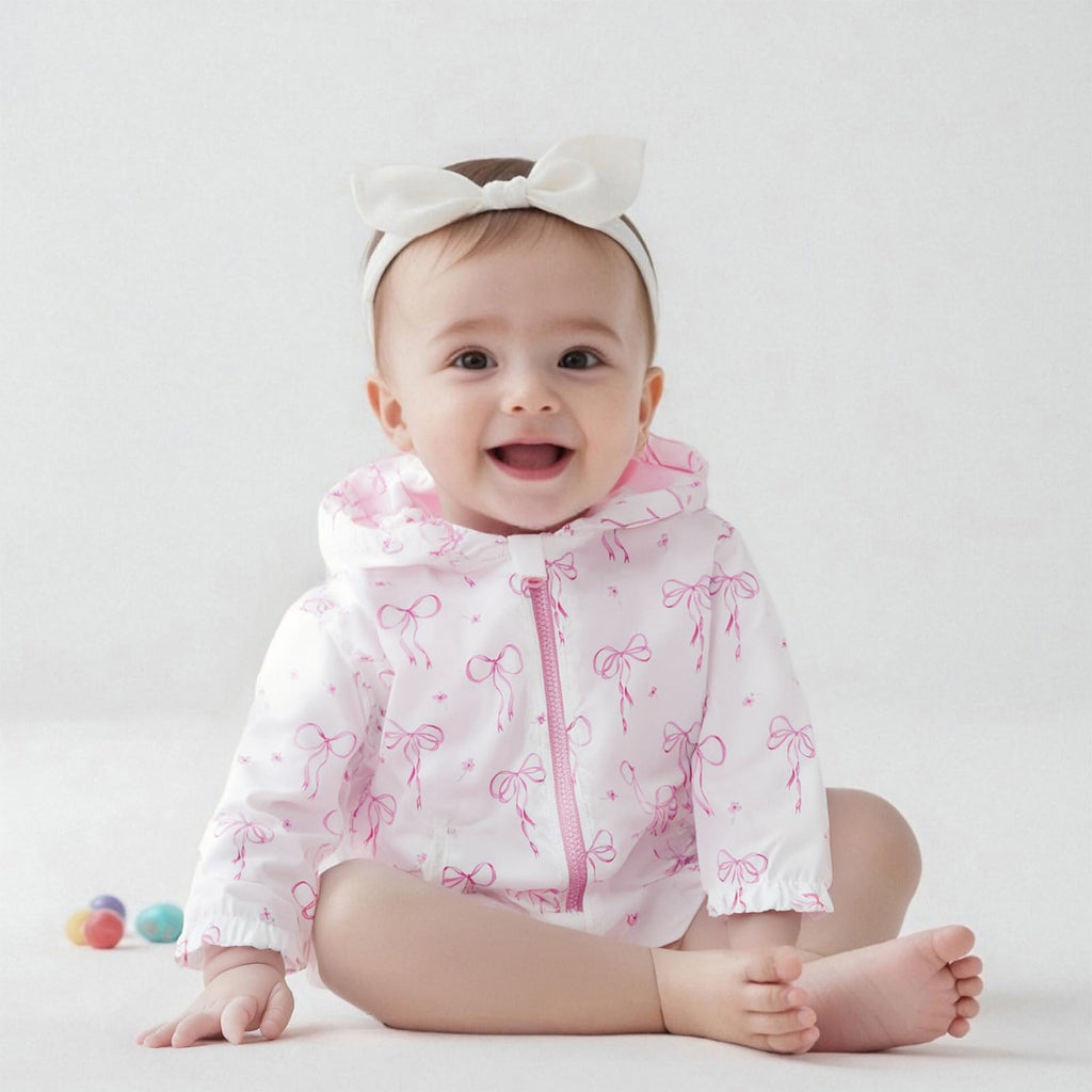 Baby Jacket Girl Boy Toddler Windbreaker Zip Up Hoodie Top Long Sleeve Hooded Sweatshirt Fall Coats Spring Clothes