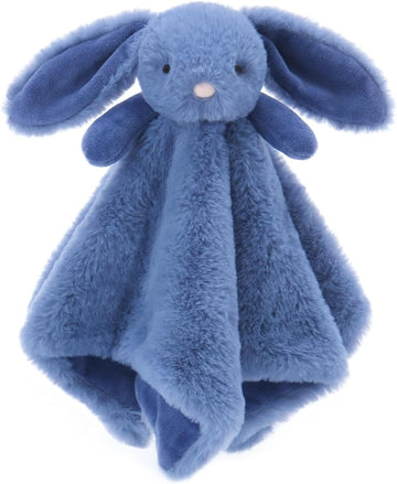 Stuffed Animals Blue Bunny Rabbit Security Blanket Lovey 14''