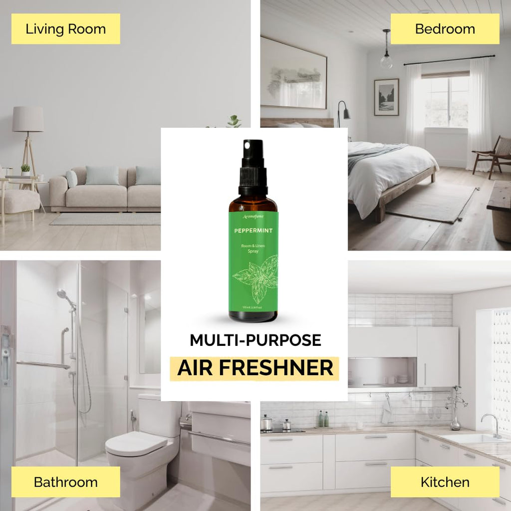 Peppermint Air Freshener Spray for Room, Linen & Pillow 100ml
