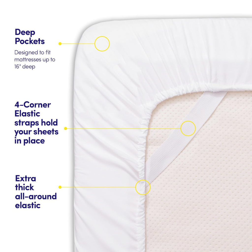 1500 Supreme Collection California King Sheet Sets White - Luxury Hotel Bed Sheets and Pillowcase Set for California