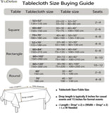 52 x 70 Cloth Tablecloths Rectangular Blue Table Coth Rectangle Table Summer Farmhouse Cotton Tablec