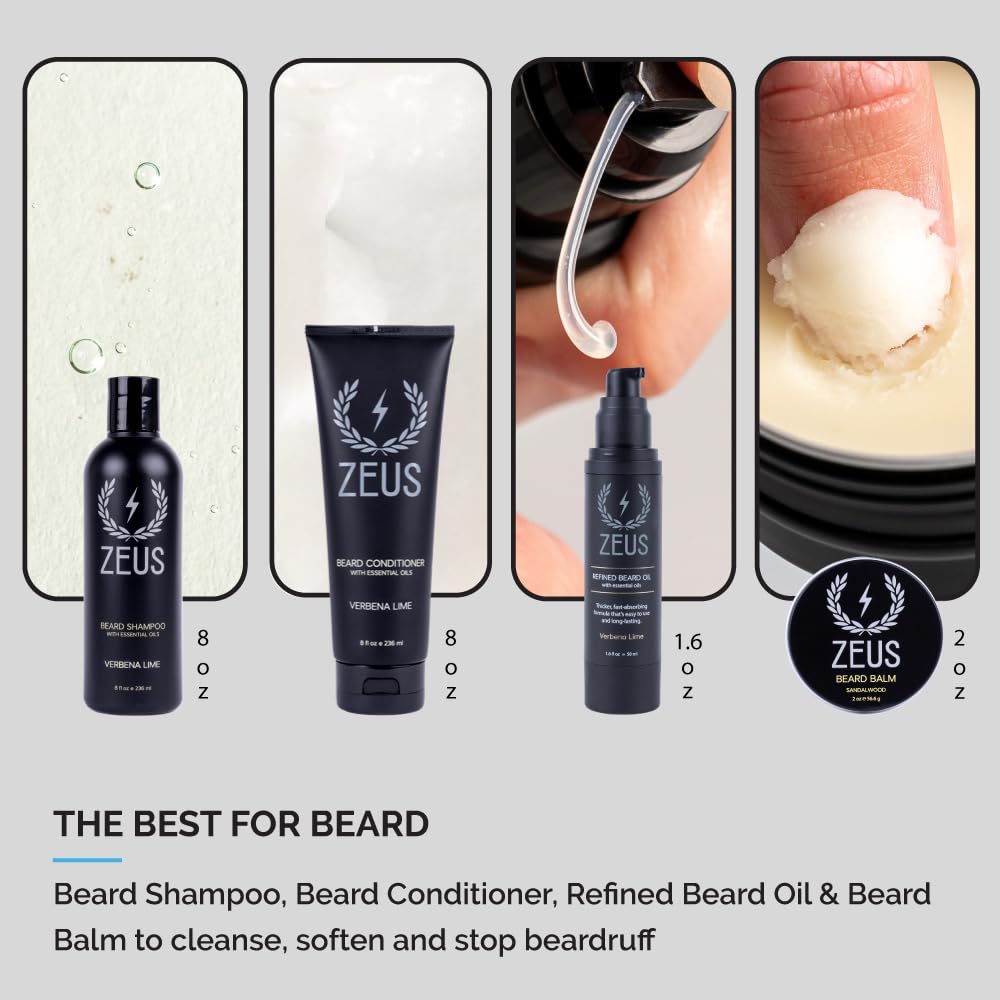 Ultimate Beard & Body Care Kit for Men, Holiday Grooming Gift Set