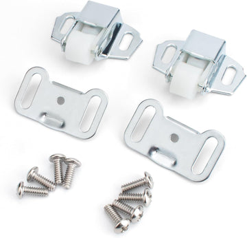 2 Pack Mailbox Replacement Roller Catch Assembly Including Screws Roller Wheel Mailbox Door replacementSpring Door