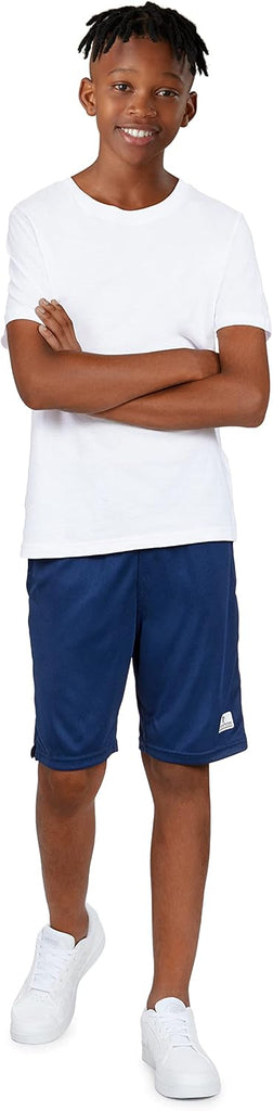 Boys Active Performance & Mesh Style Basketball Sport Shorts - Multi Packs
