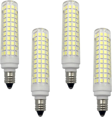 E11 LED Bulb Dimmable 15w (4 Pack)- All-New-(136LEDs) 150W Equivalent, 1500lm, 110-130V, Daylight White 6000K, E11