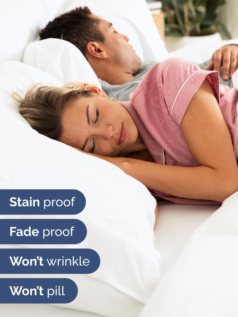 Extra Deep King Sheet Set - 4 Piece Breathable & Cooling Bed Sheets - Easily Fits 18 to 24 inch Mattress - Ultra