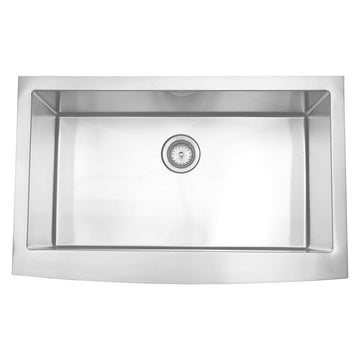 Kitchen Sink | Stainless Steel Farmhouse Single Bowl | 33"