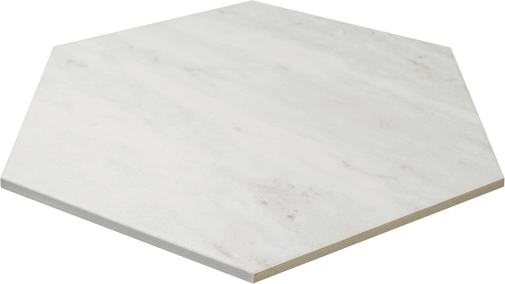 Modulo Alba 11 in. x 13 in. Matte Porcelain Hexagon Tile Flooring
