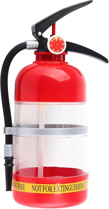 Liquor Dispenser Funny Extinguisher Shape Liquor Dispenser 2L/70oz Pump Drink Dispensers for Wine, Spirits, Beer