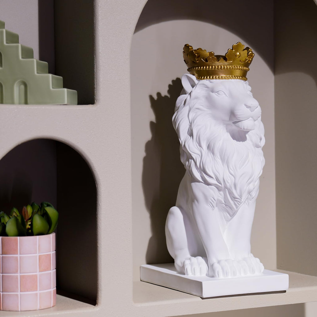 Sculptures Home Décor Lion Statue 8.5 * 5.5 * 15 Inch