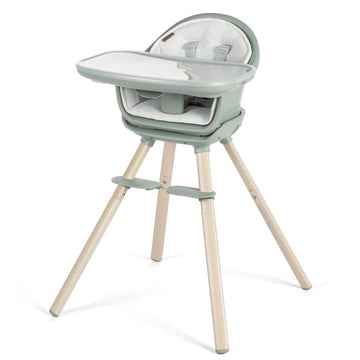 Moa 8-in-1 High Chairs for Babies and Toddlers, Machine Washable Infant High Chair, Compact, Convertible to Booster