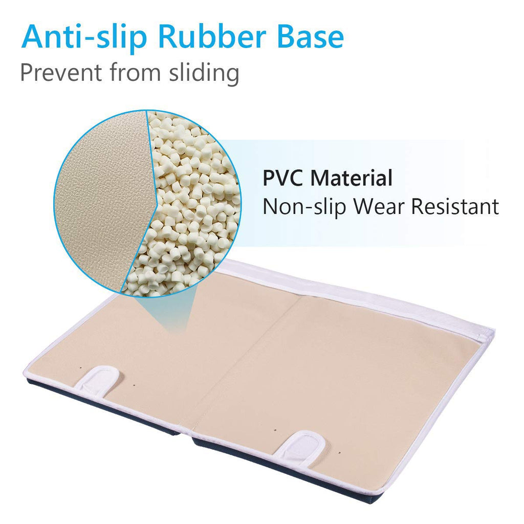 Bath Kneeler and Elbow Rest -1.5" Thick Kneeling Pad with Toy Organizer - Large Safty Kneeler Mat for Tub Bathing
