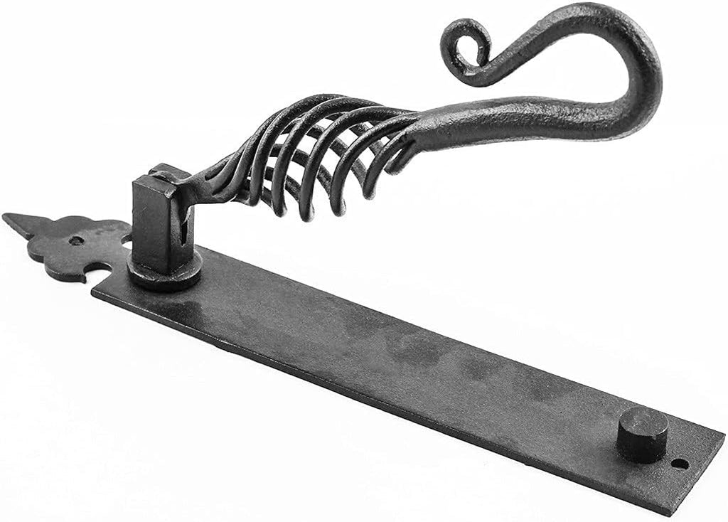 Door Knockers 10 in. Black Cast Iron Birdcage Style Door Knocker with Mounting Hardware