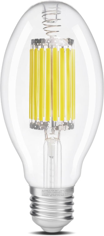 ED28 LED Light Bulb 175W HID Equivalent, 6000LM High Brightness, 4000K Cool White, E39 Base, 39W Edison Bulb
