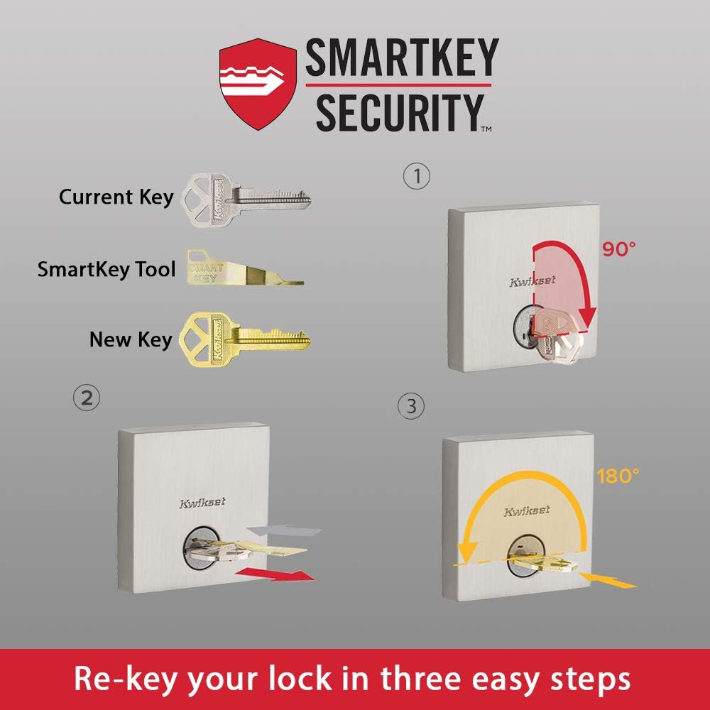 Vancouver Front Door Lock Handle and Deadbolt Set, Entry Handleset Exterior with Interior Reversible Lever - Door Handleset