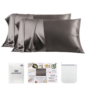 23 Momme 100% Mulberry Silk Pillowcase 2 Pack