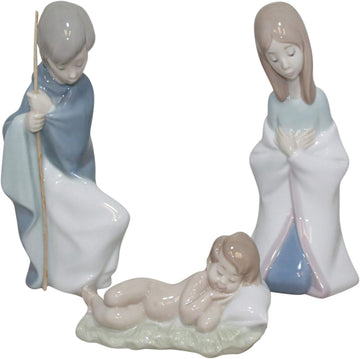Children's Nativity Joseph, Mary, Jesus Figurine Set - Matte Finish - 4670, 4671,4672