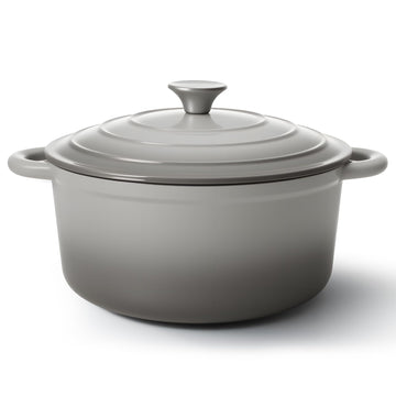 6 Quart Dutch Oven Pot with Lid, Non Stick Enameled Cast Iron Dutch Oven for Bread Baking, Heavy-Duty, Oven Safe