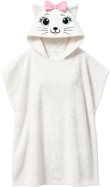 Girls Swim Cover Up Kids Hooded Terry Bathing Suit Coverup Snaps