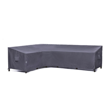 L Shaped Patio Sofa Cover, (83"L + 113"R)W x 33.5"D x 31"H