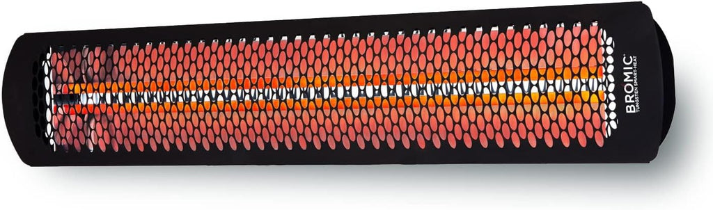 Tungsten Smart Heat 6000W Electric Patio Heater - Dual Element Infrared, 220V-240V, Black Finish - BH0420033