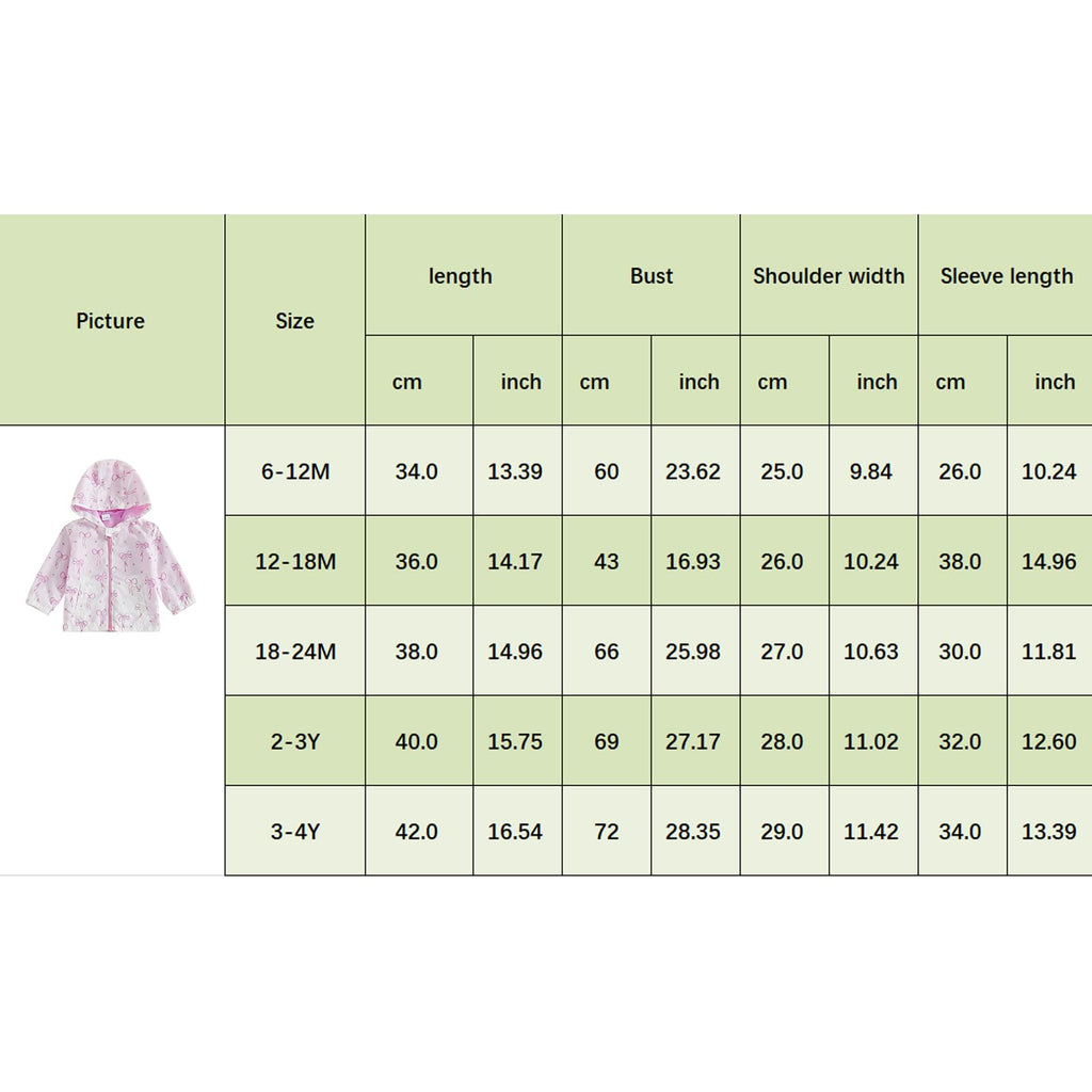 Baby Jacket Girl Boy Toddler Windbreaker Zip Up Hoodie Top Long Sleeve Hooded Sweatshirt Fall Coats Spring Clothes