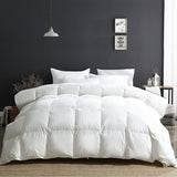 Fluffy Luxury Heavyweight Down Feather Fibers Comforter for Winter Colder Climates/Sleeper- 100% Org