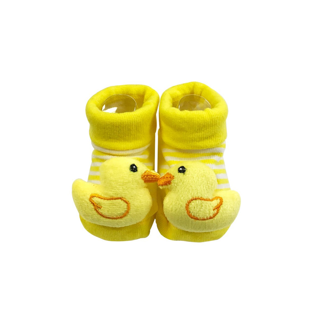 Adorable Baby 6 Pair Non-Skid Bootie Socks
