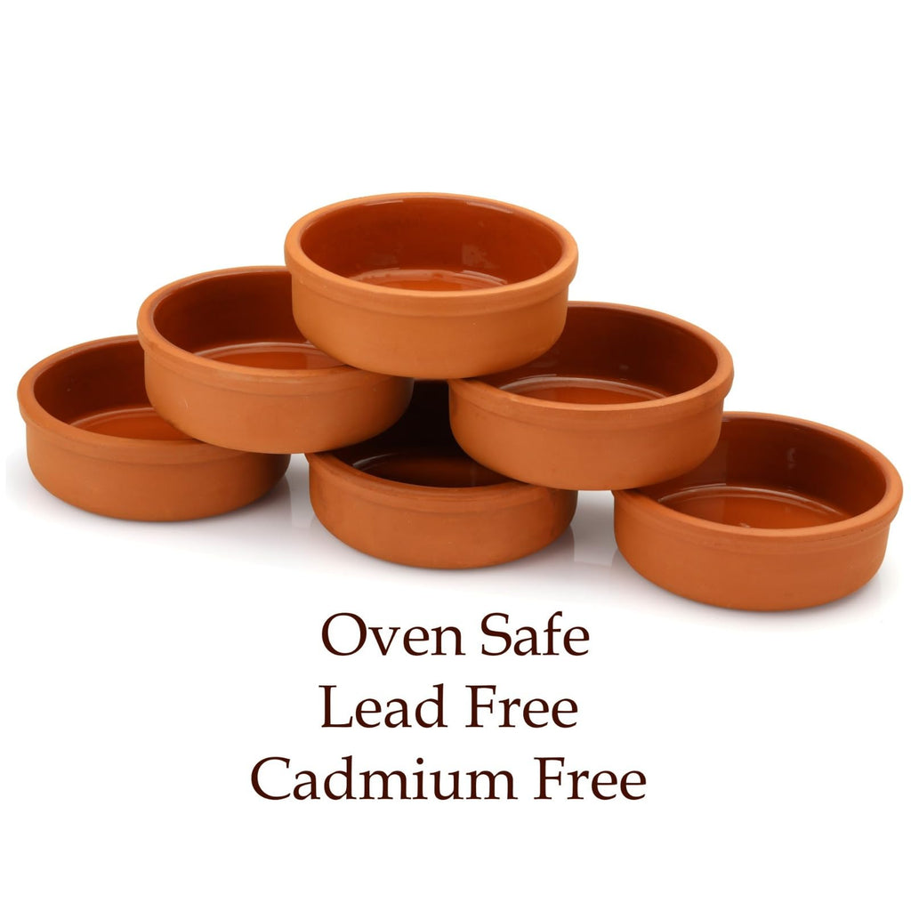 Mexican Clay Cookware Set ( Set of 12) - Terracotta Cooking Pots, Bowls, Plates, and Serving Dishes - Premium Spanish