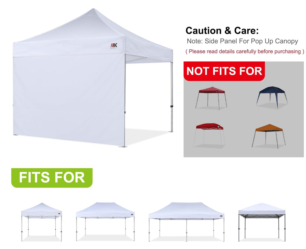 Instant Canopy SunWall 10x10 FT No Frame or Top, Navy Blue