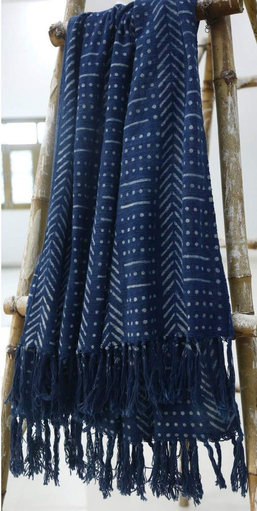 Star Decorative Rustic Throw 100% Cotton Throw Blanket Hand Block Print Throw Couch Blanket Ethnic Handmade Fall