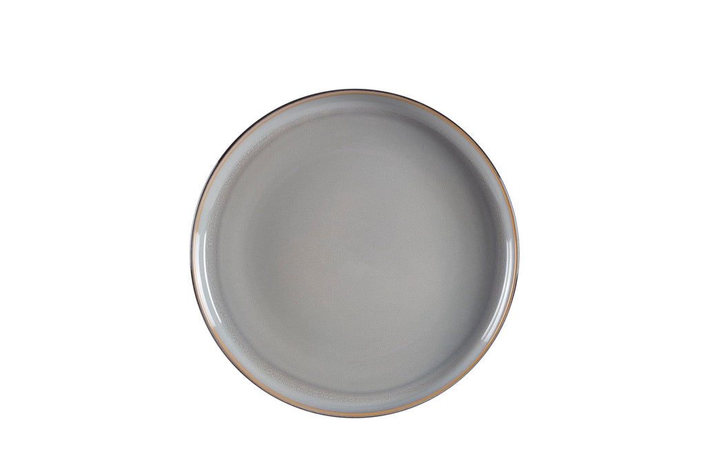 Euro-Nordic Stoneware 20pc Dinnerware Set, Reactive Glaze (Grey, 20pc Set)