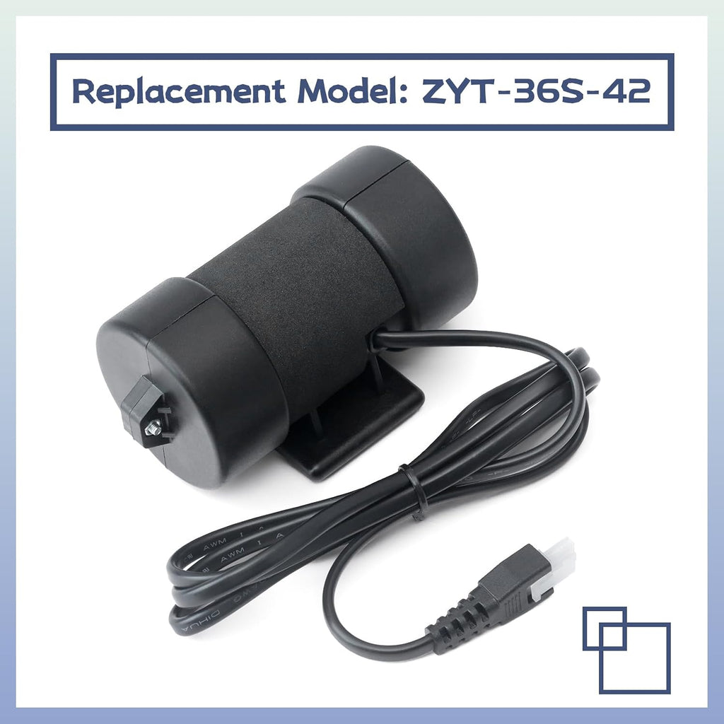 ZYT-36S-42 Adjustable Bed Massage Motor Replacement for TempurPedic for Serta for Leggett & Platt Adjustable Beds