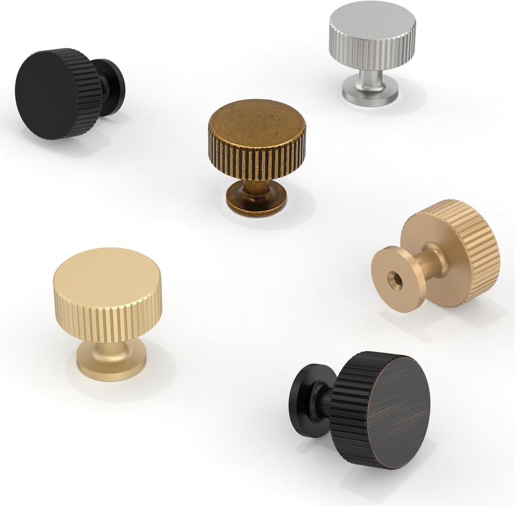 20 Pack Brushed Gold Kitchen Cabinet Knobs Cabinet Pulls Drawer Knobs Cabinet Hardware Zinc Knobs for Dresser Drawers