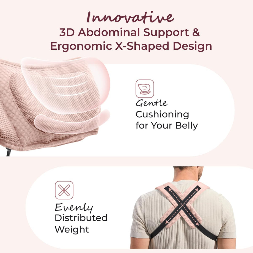 Baby Carrier with Hip Seat, in-1 Detachable Hands-Free Carrier for Long Walks, Forward-Facing Carry 7-44lbs