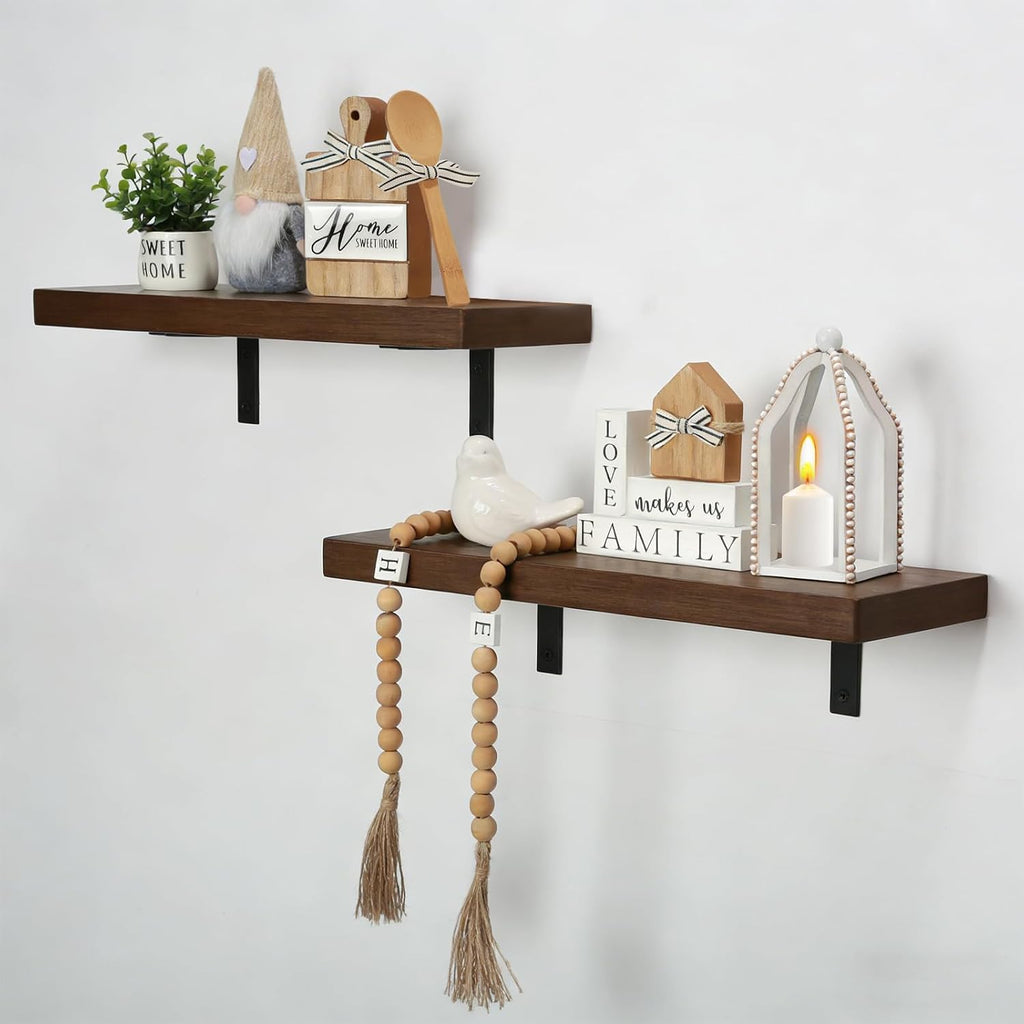Farmhouse Tiered Tray Decor Set Sweet Home Tabletop Decorations - Set of 8